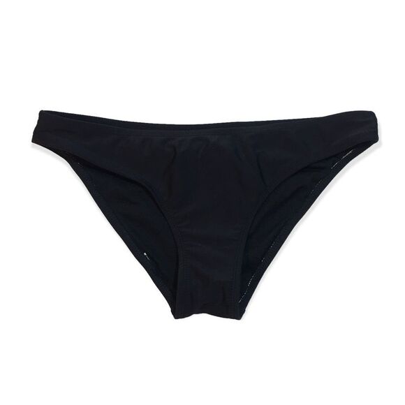 🔃Black High Cut Bikini Swimsuit Bottom - Picture 1 of 4